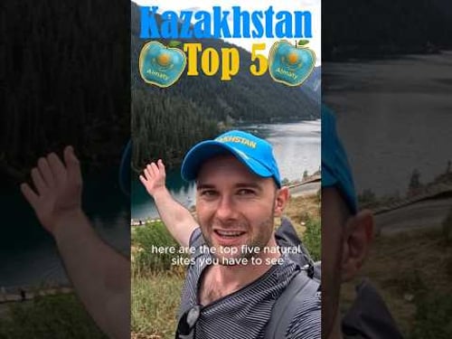 Kazakhstan Top 5 Sites - Almaty (Natural) #travel #kazakhstan #almaty #shorts