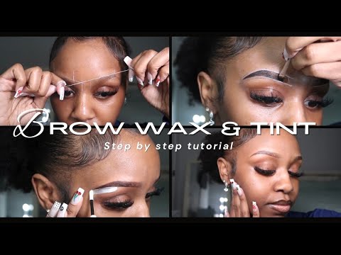 Step By Step Brow Wax And Tint Tutorial