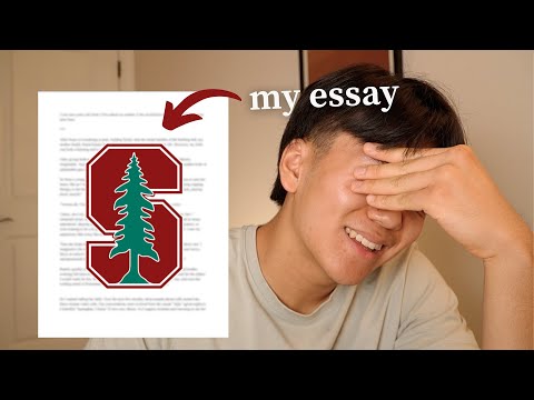 reading my emotional college essay that got me into stanford