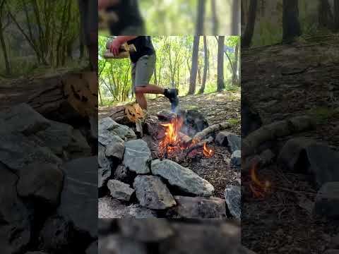 Survival Camping In Remote Shelter