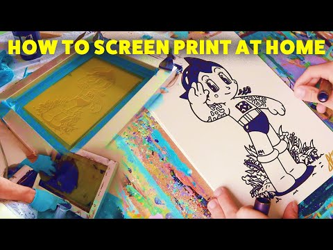 How To Screen Print At Home