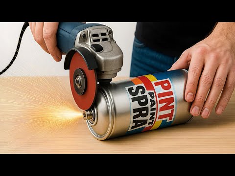 Don't Throw Away Old Spray Paint Cans! Great Idea That Few People Know