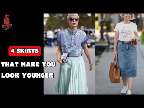 4 Skirt Styles That Instantly Make Women Over 40 Look Younger
