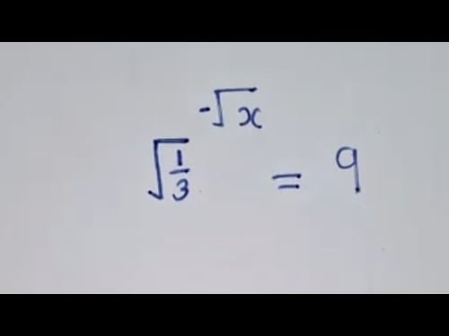 Can you solve? | Exponential Equation.