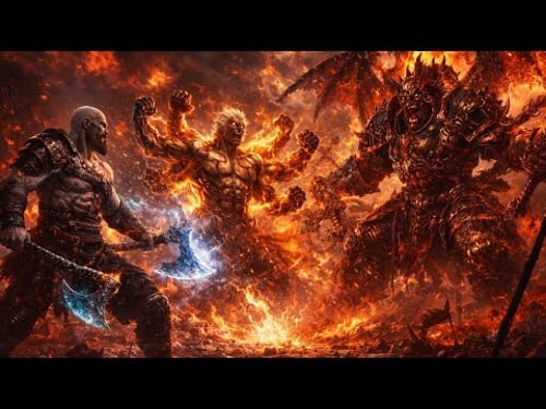 What If Kratos And Asura Entered Warhammer 40K?