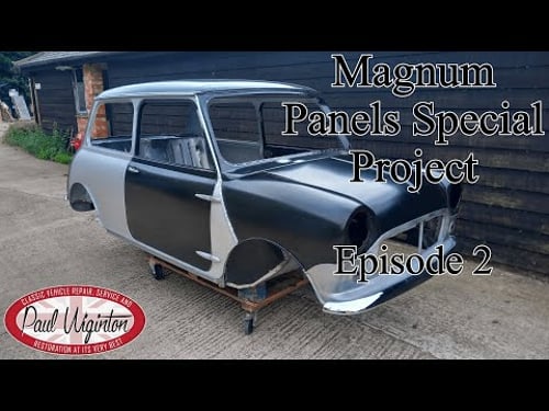 Building Magnum Panels' Brand New Mk1 Mini Bodyshell For Showcase Exhibition in NEC | Ep2/2