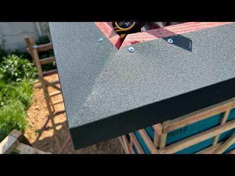 Поворот капельника, карнизной планки на угол 90 градусов и стыковка.