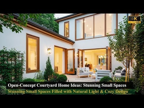 Open-Concept Courtyard Home Ideas: Stunning Small Spaces With Natural Light & Cozy Design