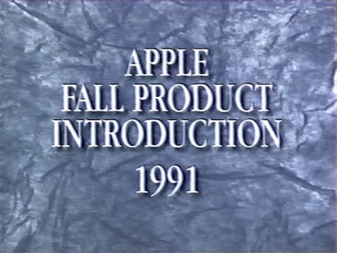 Apple Fall Product Introduction 1991: The Revolution Continues