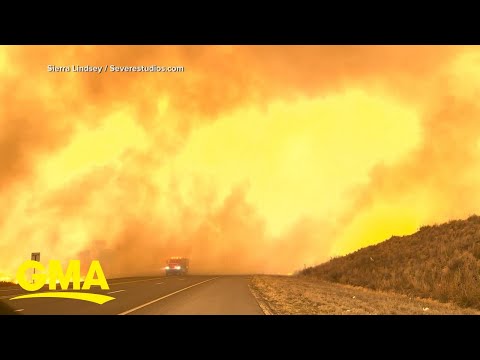 Evacuations and shelter-in-place orders issued as Texas battles wildfires