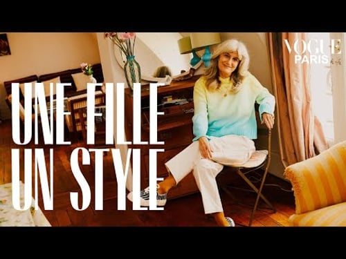 Sophie Fontanel in her apartment under the Parisian rooftops | Une fille, un style | Vogue Paris