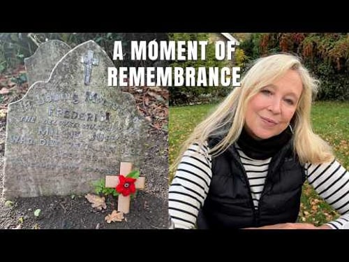 No Mudlarking Today — But I Found Something More Meaningful 🌺 (Remembrance Sunday)