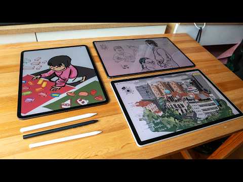 iPad Pro vs Tab S11 Ultra vs MovinkPad Pro 14 (artist review)