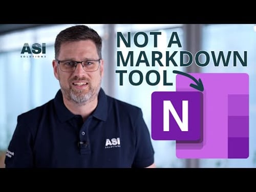 OneNote ≠ Obsidian, Notion, Markdown
