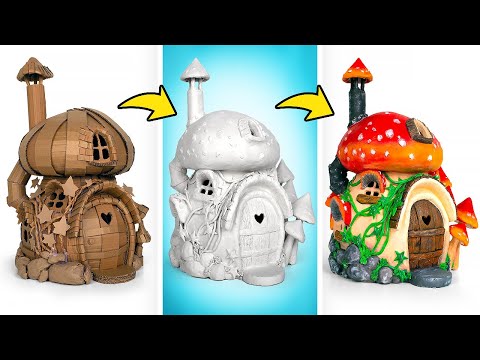 🎨✨ Magical Clay & Cardboard Crafts! 🏠🚗🦕 DIY Fun You Can Make!