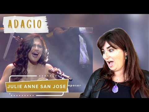 FIRST TIME reacting to Julie Anne San Jose - Adagio (live) Vocal Coach Reaction & Analysis