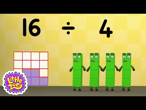 Divide and Conquer | Fun Adventures Learning Division | Learn to Count | @Numberblocks