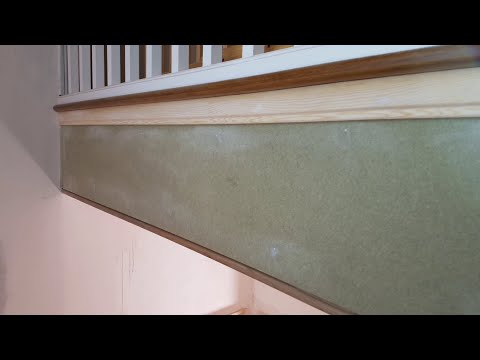 making and fitting a staircase apron