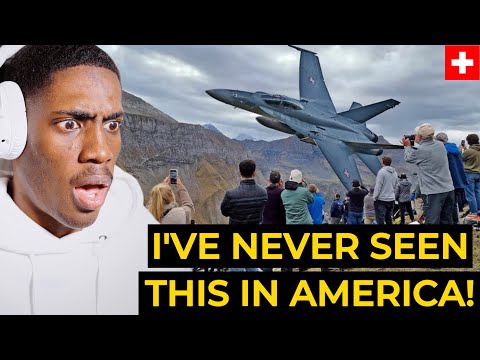 American Reacts to The Greatest Swiss Air Force Show on Earth!!