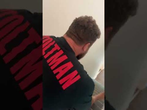 Watch a Strongman Suffer on Stairs 😅 #stoltman #shorts