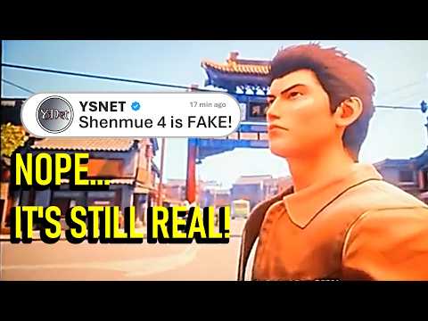 Shenmue 4 Trailer Is STILL REAL - YSNET Statement Is MISLEADING!