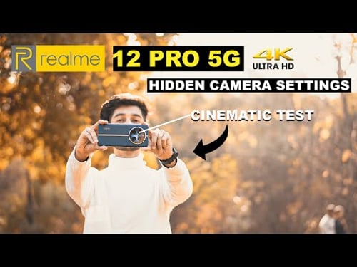 REALME 12 PRO 5G | HIDDEN CAMERA SETTINGS | CINEMATIC VIDEO TEST | CAMERA REVIEW | IN HINDI