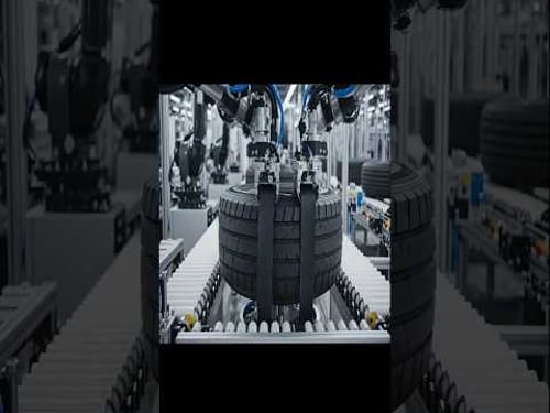 How Modern Car Tires Are Made | Inside a High-Tech Tire Factory