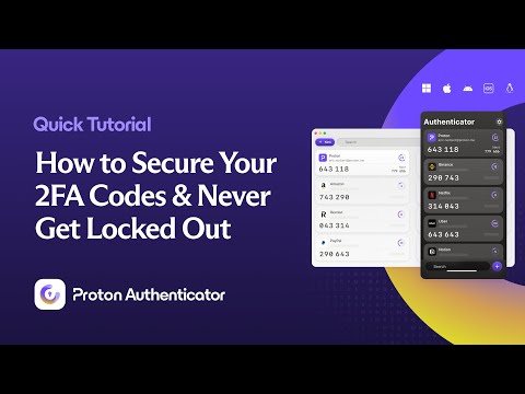Proton Authenticator Tutorial: How to Secure Your 2FA Codes & Never Get Locked Out of Your Account