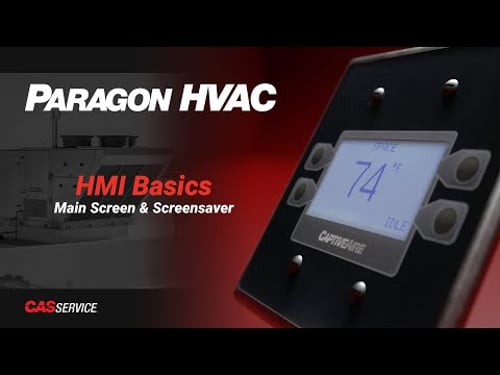 Paragon HVAC - HMI Navigation Basics