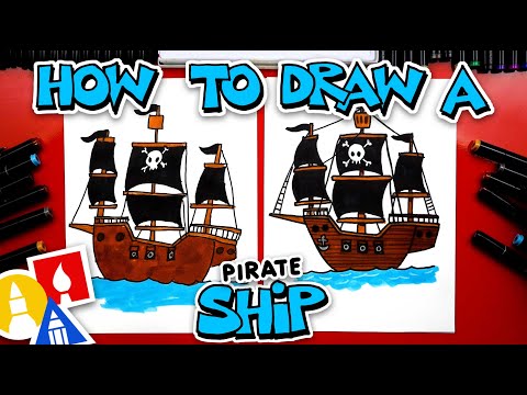How To Draw A Super Cool Pirate Ship