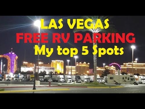 EP024 Free RV parking in Las Vegas (casino boondocking)