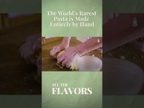 The World’s Rarest Pasta Is Made Entirely by Hand #foodanddrink