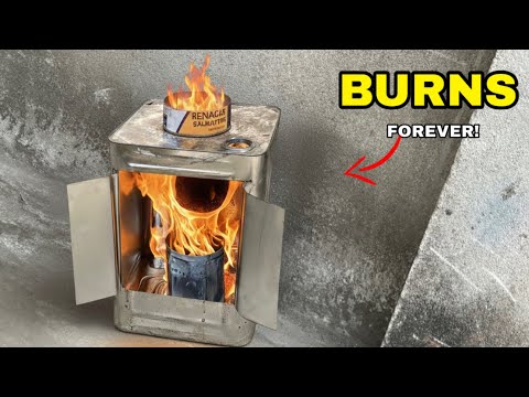 How To Make an INFINITE DIY Stove -Needs No Gas and No Wood
