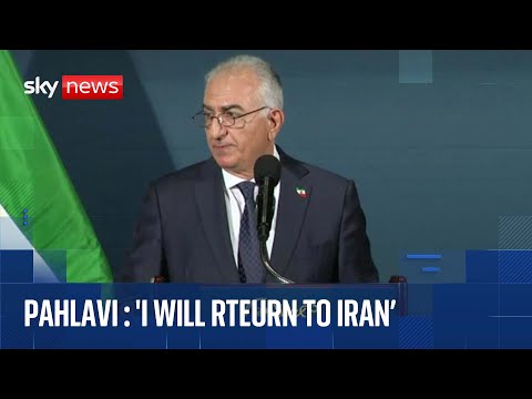 Iran's exiled crown prince Reza Pahlavi holds news conference in Washington