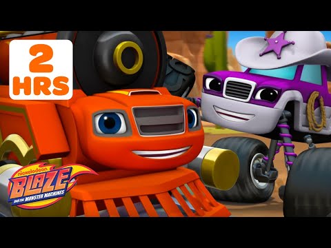 Blaze & Crusher's Monster Machine Adventures! ๐จ w/ Starla | 2 Hours | Blaze and the Monster Machines