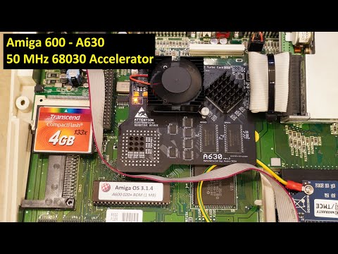 New Amiga 600 Accelerator - The A630 (68030@50 MHz with 64 MB of RAM)