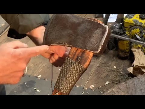 How to wrap and protect axe handles