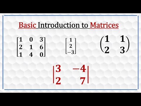 Basic Introduction to Matrices