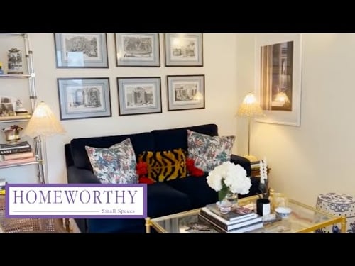 SMALL SPACE DESIGN | Tour a Chic 500 sq ft New York City Apartment