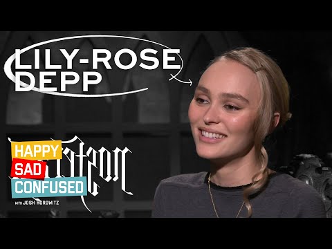 Lily-Rose Depp talks NOSFERATU, THE IDOL, reality shows I Happy Sad Confused