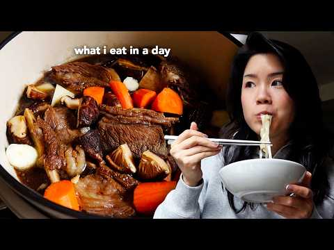 what i eat in a day (comfort foods for jetlagged days)