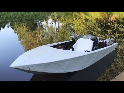 How to make a fiberglass boat yourself, 3 years of work in 30 minutes