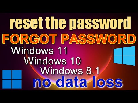 ✨How To Reset Forgotten Password In Windows 11, 10 \ 8.1 Without Losing Data\Without programs
