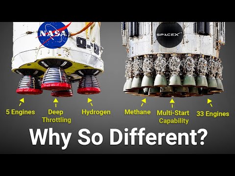 Why SpaceX and NASA Rockets Are So Different