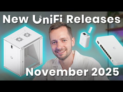 New UniFi Products November 2025 | Device Bridge Switch, UDB IoT, 12U Rack Cabinets