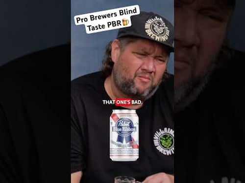Pro brewers blind taste PBR
