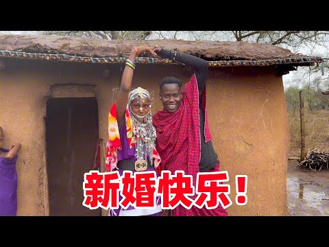 新媳妇露面啦!木头头婚礼正式举行,整个部落起舞欢庆,太幸福了