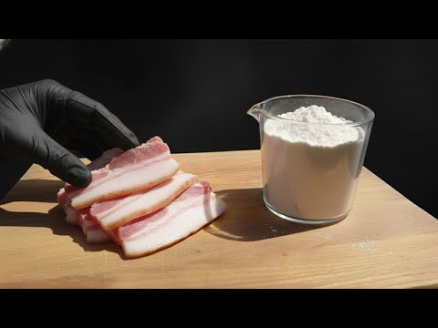 Take FATBACK and FLOUR — and Make a MASTERPIECE! 🔥Unforgettable Taste with Just 2 Ingredients!