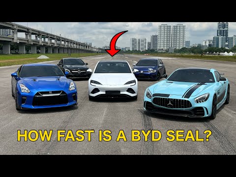 SUPERCAR KILLER? BYD SEAL DRAG RACE SHOWDOWN! Ft. Nazz Abdullah