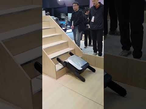 Stair Climbing Robot Vacuum at CES2026 Dreame CyberX